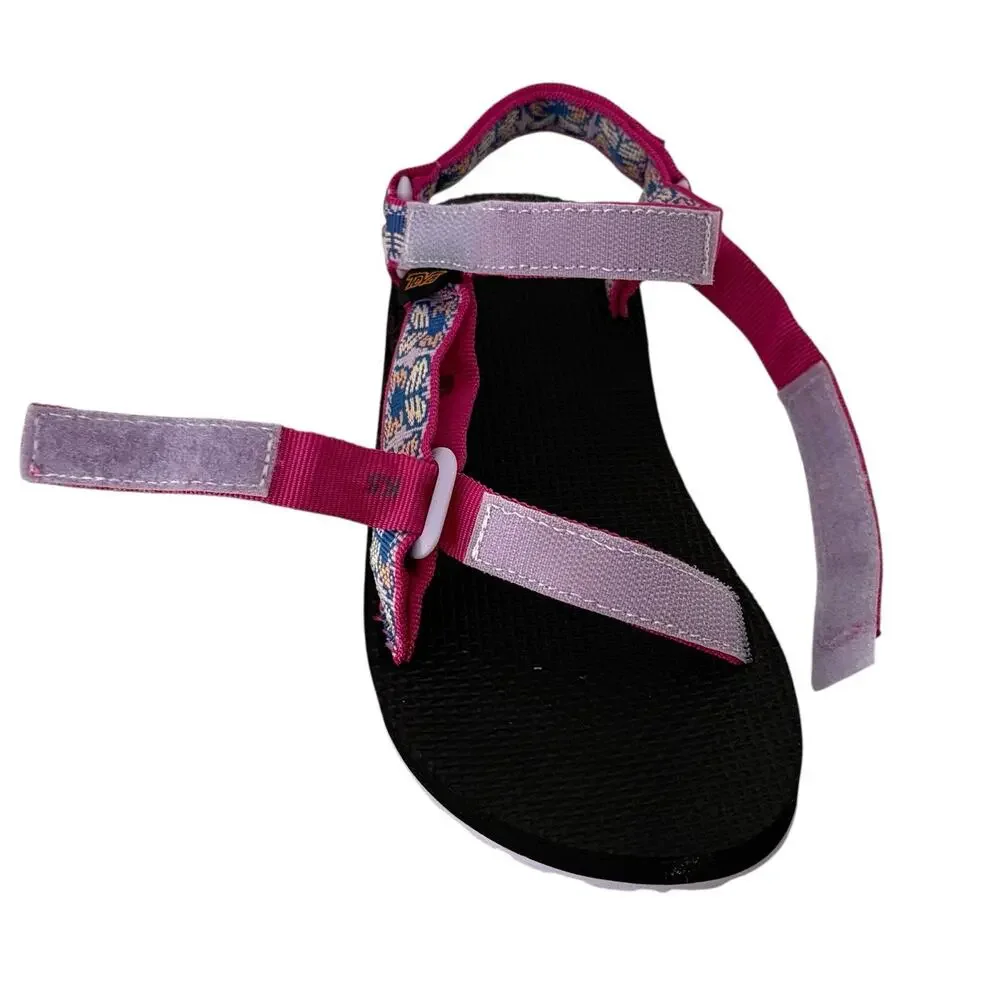 Teva Youth Girls Sport Sandals Butterfly Lilac Adjustable Lightweight SZ/7